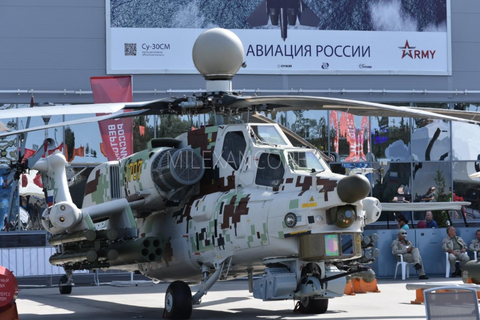 Modernizované vrtuľníky Mi-28NE budú vybavené novou raketou „Izdelje 305“